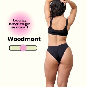 Onewith Woodmont Black Bikini bottom size medium